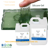 Gel de silicone auto-cicatrisant bi-composant, diélectrique et adhésif pour l'encapsulation électronique et l'étanchéité