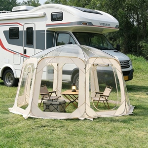 Auvent pop-up transparent à dégagement rapide pour un abri instantané <span class=keywords><strong>de</strong></span> marché et une visibilité claire des produits en extérieur - Product Image 3