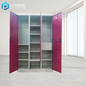 <span class=keywords><strong>Cassettiera</strong></span> staccabile a <span class=keywords><strong>3</strong></span> <span class=keywords><strong>ante</strong></span> in acciaio facile da installare <span class=keywords><strong>con</strong></span> cassetti <span class=keywords><strong>armadio</strong></span> per camera da letto in stile indiano - Product Image 6