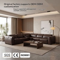 Fauteuil de cinéma d'angle en L électrique, inspiré de l'Italie, de luxe léger, haut de gamme, pour home cinéma, exclusivité transfrontalière, une place
