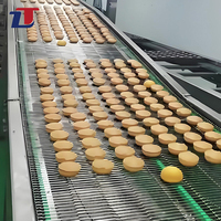 Bande transporteuse personnalisée résistante aux hautes températures pour la cuisson du pain et des tortillas, en acier inoxydable 304, type échelle