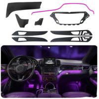 Kit d'éclairage d'ambiance intérieur LED 64 couleurs pour Mercedes Benz GLE/GLS/GL/ML W166 - Accessoires de bande lumineuse d'ambiance
