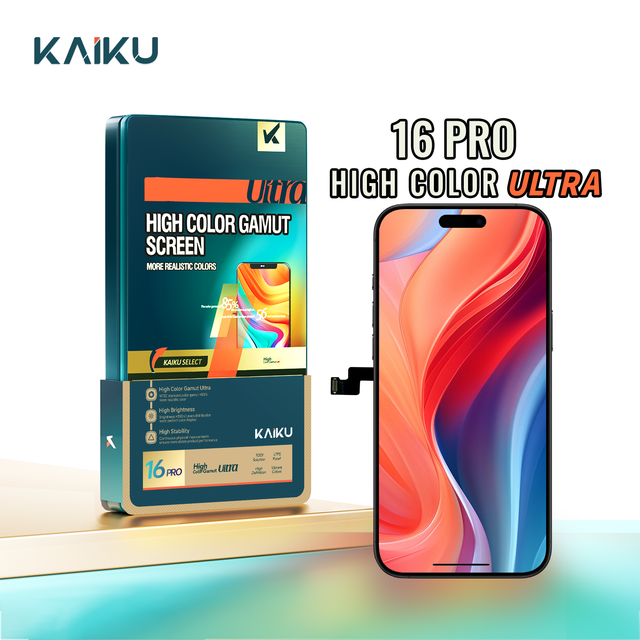 Kaiku Lcd for iPhone 16 Pro Max Screen Replacement Display Lcd Screens Sale in Bulk Original Se Plus for iPhone 16 Screen