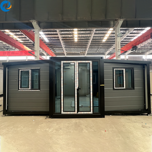 Maison conteneur préfabriquée de luxe extensible de 40 pieds, 3 chambres, structure en acier, design contemporain, bar à domicile, espaces extérieurs - Product Image 2