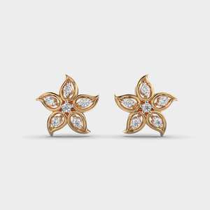 Diamond <b>Stud</b> <b>Earrings</b> 925 Sterling <b>Silver</b> Elegant Fine Jewelry for Women Daily Wear Wedding Anniversary Party Gift - Product Image 3