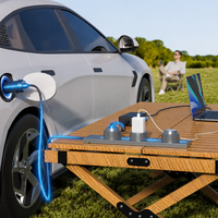 Déchargeur de véhicule électrique haute performance 3,6 kW 16 A avec prise universelle Schuko allemande pour les voyages en camping