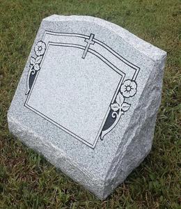 Lápida tallada a mano personalizada de alta calidad, monumento, lápida de granito gris - Product Image 5