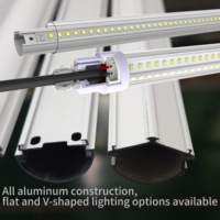 Éclairage LED pour volailles IP67, lumière chaude blanche 2700k-6500k / interrupteur rouge sans scintillement, tubes LED pour éclairage de poulailler