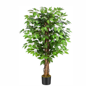 Trong nhà trung tâm mua sắm khách sạn cửa sổ trang trí mô phỏng cây đa cây nhân tạo chậu cây - Product Image 4