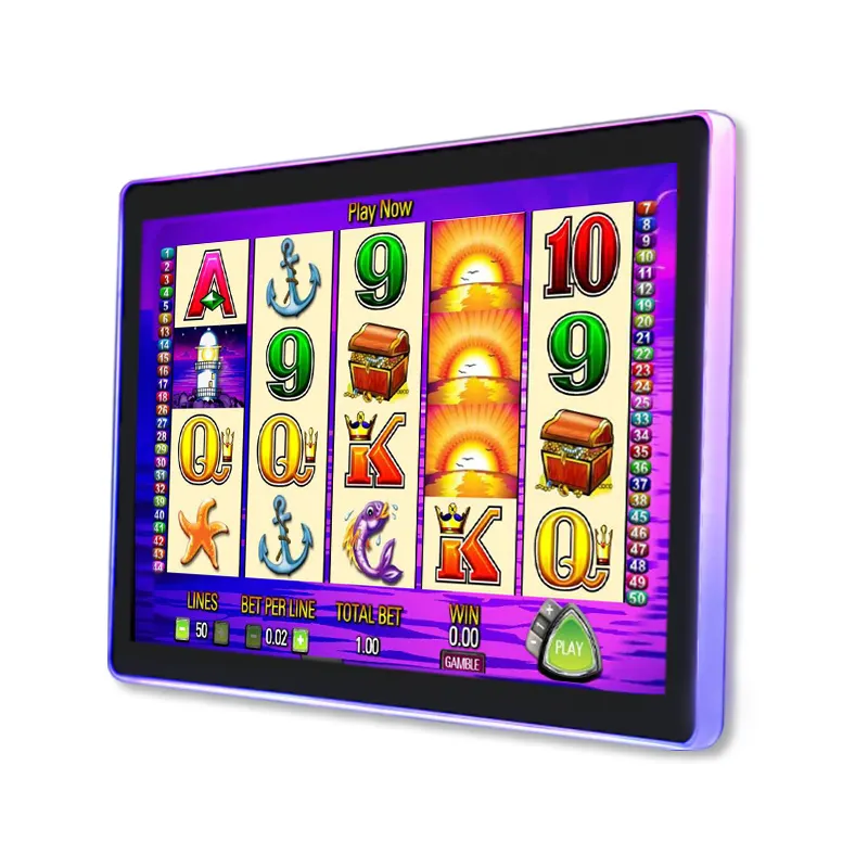 सिक्का + संचालित + खेल कैसीनो जुआ उपकरण के लिए टच स्क्रीन मॉनिटर मशीन स्लॉट Pcap टच स्क्रीन जुआ मशीन
