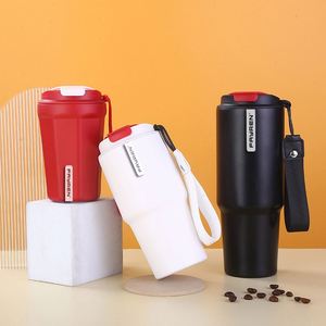 2025 New Design Customized Stainless Steel Double Wall Vacuum <b>Insulated</b> Travel Coffee Tumbler Lid Back School 350/600/750ML - Product Image 1