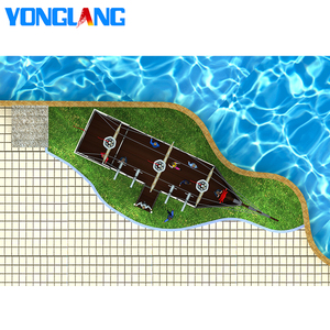 Aire de jeux extérieure commerciale pour enfants sur le thème du bateau pirate, <span class=keywords><strong>parc</strong></span> d'attractions pour centre commercial, capacité de 500 kg, pour les enfants de 3 à 12 ans, GS/CE - Product Image 2