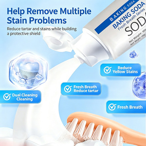 Dentifrice au bicarbonate de soude pour une routine bucco-<span class=keywords><strong>dentaire</strong></span> matinale à domicile, qui supprime l'accumulation de plaque <span class=keywords><strong>dentaire</strong></span> collante - Product Image 4