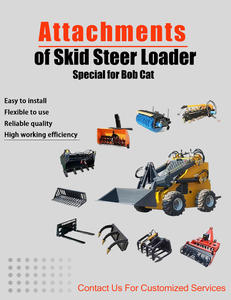 Forest Machine Mulcher Machine Hydraulische Mulcher Land Clearing Machine Nieuwe Goedkopere Bevestiging Voor Mini <span class=keywords><strong>Skid</strong></span> Stuur Loader - Product Image 6