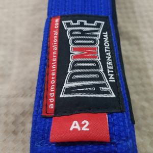 Ceinture BJJ à broderie personnalisée OEM armure de perles vêtements d'arts martiaux 100% coton avec logo personnalisé - Product Image 3