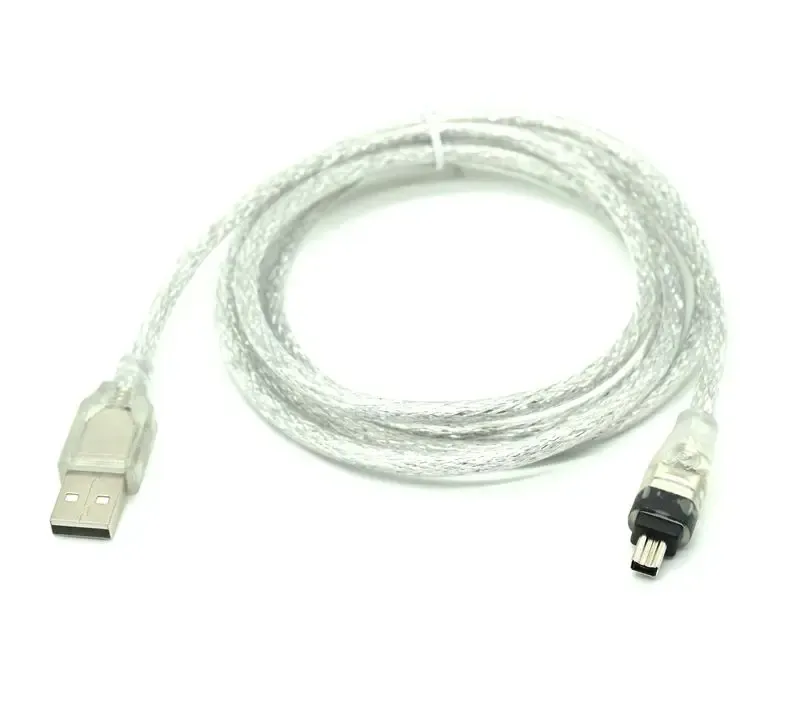USB штекер к Firewire IEEE 1394 4-контактный Штекерный адаптер Шнур firewire 1394 кабель для SONY DCR-TRV75E DV кабель камеры 120 см