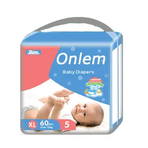 Cheap Price Grade A Baby Diapers Second Class Disposable Nappies Free Sample in Stock