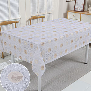 Tovaglie rettangolari bianche in vinile <span class=keywords><strong>PVC</strong></span> stampato con pizzo per feste, casa, hotel, matrimoni - Product Image 5