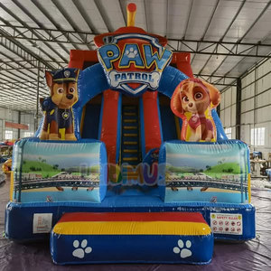 Tobogán Inflable Comercial con Diseño <span class=keywords><strong>de</strong></span> Patrulla Canina, Brincolín Inflable <span class=keywords><strong>de</strong></span> PVC para Niños, Ideal para Alquiler en Fiestas y Eventos al Aire Libre en Patios Traseros - Product Image 3