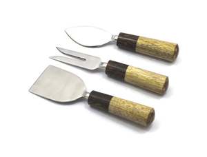 Ensemble de trois couteaux à fromage en acier, avec manche en perle, prix de gros, livraison gratuite - Product Image 5