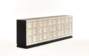 Meubles de salon vintage de pays européen Buffet en pin et bouleau de récupération Meubles d'hôtel de salon en bois massif - Product Image 6