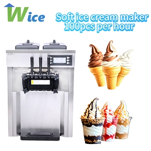 WICE Commercial Soft Serve <b>Ice</b> <b>Machine</b> 100pcs/H De Helado Suave for Restaurant Cafe 100pcs/H Soft <b>Ice</b> <b>Machine</b> 100 Cones Pe - Product Image 1