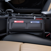 Organisateur de Siège de Voiture en Cuir PU, Boîte de Rangement Latérale de Console Avant, Combleur d'Écart, Prix Usine