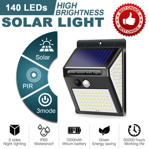 Solar <b>Sensor</b> Wall <b>Light</b> 30 LED Outdoor <b>Motion</b> <b>Sensor</b> <b>Light</b> For Patio Garden Courtyard Street Lighting - Product Image 4