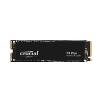 قرص صلب داخلي Crucial P3 Plus بسعة 1 تيرابايت للكمبيوتر المحمول، PCIe Gen4 3D NAND NVMe M.2، سرعة قراءة/كتابة 501-600 ميجابايت/ثانية، هيكل من سبائك الألومنيوم، 2.5 بوصة، 5400