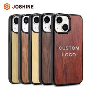 Unique Classy Slim Vintage Real Wooden Shockproof Protective Mobile Cover Wood Phone Cases for Iphone 15 14 13 12 Pro Max Plus