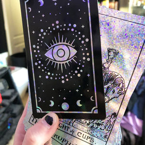 Set Guidebook Omens Cartes De <span class=keywords><strong>Tarot</strong></span> Affirmation Gold Foil Printing Oracles Playing Cards Deck Venta al por mayor Custom <span class=keywords><strong>Tarot</strong></span> Cards - Product Image 4
