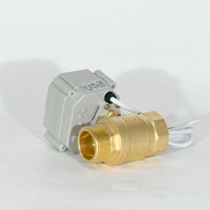 Vanne à boisseau électrique Tonhe DN25 filetée à deux voies pour eau et air, pression de fonctionnement 650 psi - Product Image 2