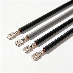 Adaptateur OEM personnalisé à 2 broches avec noyau en cuivre, faisceau de câbles électriques pour applications automobiles et industrielles - Product Image 1
