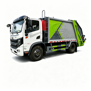 Nouveau camion compacteur de déchets Dongfeng Huashen T3 4x2, 6-12m3, diesel, camion de collecte des ordures, LHD RHD Euro5, véhicule d'assainissement - Product Image 4