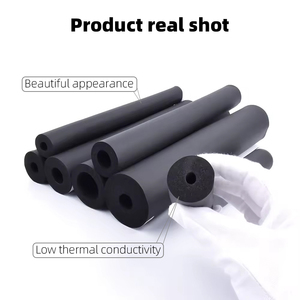 Cao su bọt Ống cách nhiệt vật liệu chống cháy nhiệt lá chắn cho điều hòa không khí HVAC cao su bọt Ống cách nhiệt - Product Image 4