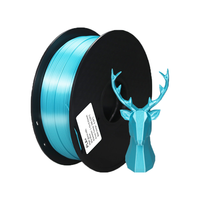 Filamen Printer 3D PLA+ 1.75mm 1kg Biru Langit Filamen PLA Plus untuk Printer FDM OEM ODM Grosir Pasokan Massal
