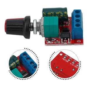 Controlador de Velocidad de Motor DC PWM 5V-35V 5A con Potenciómetro para Control de Motor - Product Image 3