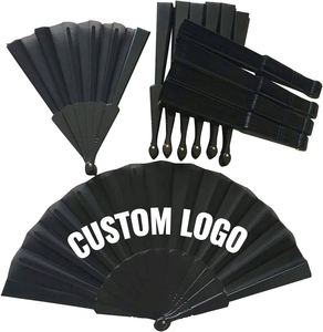 Custom Logo Hand Fan Lightweight Design for Promotional Use Party <b>Gifts</b> Wedding Favors and Festival Event Decoration Supplies - Product Image 1