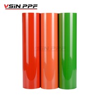 Vinyle thermocollant coloré en rouleau pour t-shirts, vinyle PVC pour Silhouette Cameo, facile à découper et à désherber