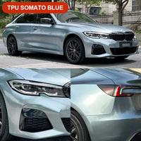 Película Protectora de TPU Autorreparable de Primera Calidad Somato Blue, con Cambio de Color, para Recubrimiento de Carrocería Automotriz