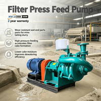Pompa Slurry Feed Filter Press, Pompa Pemisah Padatan Cair Konsentrasi Tinggi, Pompa Sentrifugal Listrik untuk Tambang Lumpur Batubara