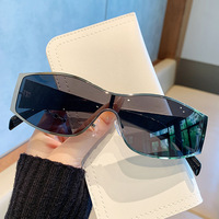 Lunettes de soleil Y2K tout-en-un UV400 à monture intégrale, style rétro personnalisé, nouvelle collection 2026, pour le marché transfrontalier, style urbain, pour hommes et femmes