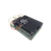 Jekevi Nouvelle Coque Métallique de Montage Standard pour Raspberry Pi 5ème Génération, Marque Originale