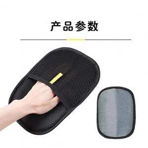 Gant anti-statique pour animaux de compagnie, en tissu maillé, portable, pour chats et chiens, éliminateur de poils - Product Image 1
