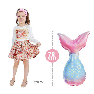 Set <span class=keywords><strong>de</strong></span> 20 <span class=keywords><strong>Globos</strong></span> <span class=keywords><strong>de</strong></span> Aluminio <span class=keywords><strong>con</strong></span> Forma <span class=keywords><strong>de</strong></span> Cola <span class=keywords><strong>de</strong></span> Sirena, Tema Oceánico, <span class=keywords><strong>para</strong></span> Fiesta <span class=keywords><strong>de</strong></span> <span class=keywords><strong>Cumpleaños</strong></span> <span class=keywords><strong>de</strong></span> Niñas - Product Image 2