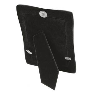 Cadre photo exécutif en métal 100x150mm finition argentée pour affichage portrait - Product Image 3