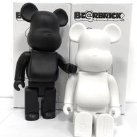 Golden State Bears Brique 100cm Classique Hot Figure Blanc Personnalisé Plaine Stand Statue Décoration Murale Art Blocs de Construction