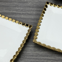 Vaisselle De Luxe Porcelaine Dîner Ensembles Homeware Céramique Traiteur Service Bols et Tasses pour Mariages et Restaurants-Vente en Gros