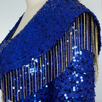 H & D S10890 robes africaines à la mode robe à paillettes décontractée pour robe de banquet de fête dame