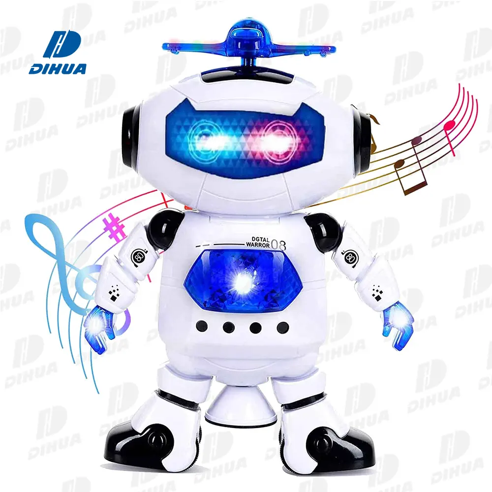 Dansende Robot Voor Kinderen Interactieve Elektronische Kids Robot Met Led-Lampjes Knipperen En Muziek Body Spinning Dansende Robot